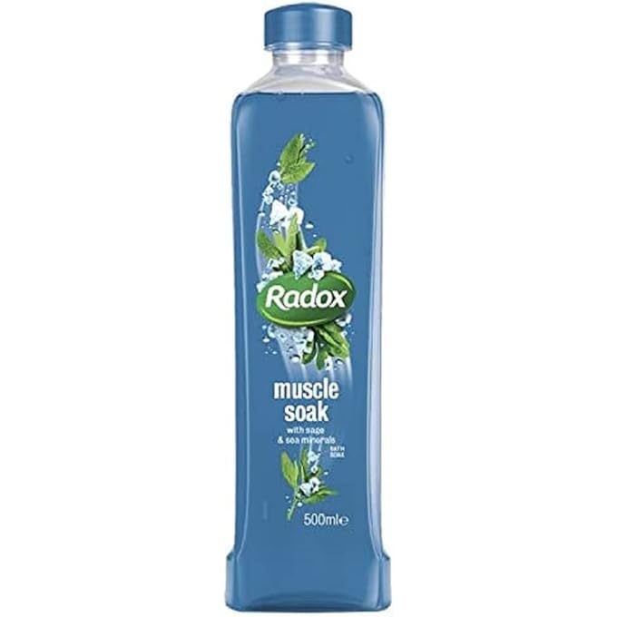 Radox Feel Good Fragrance 500ml Muscle Bath Soak, Blue, (Pack of 1)